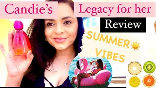 CANDIE’S Legacy Her summer ready perfume fragrance by Liz Claiborne Fruity sweet perfume [upl. by Trautman]