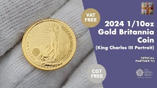 2024 110oz Gold Britannia Coin by The Royal Mint [upl. by Paviour]