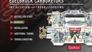 Edelbrock Carburetor Installation and Adjustments [upl. by Yl]