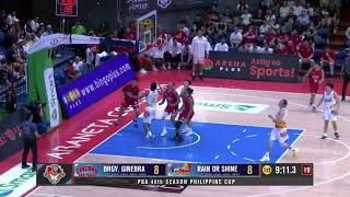 Brgy Ginebra vs Rain or Shine  March 08 2024  First Quarter Highlights [upl. by Orvan114]