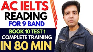 Academic IELTS Reading For Band 9  Complete Training In 60 Minutes By Asad Yaqub [upl. by Dinah]