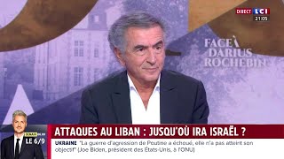 BernardHenri Lévy  LCI Face à Darius Rochebin  Liban Israël amp Palestine 24 septembre 2024 [upl. by Cand343]