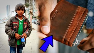 Homeless Boy Finds Millionaire’s Wallet Nearly Faints Seeing Photo of Himself in It [upl. by Adim510]