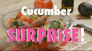 How to Make Cucumber Avocado Tomato Surprise Tasty Parody [upl. by Alam]