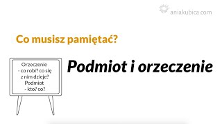 Podmiot i orzeczenie części zdania [upl. by Helli]