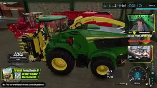 Defoliating Grapes  Vintage Oaks Farming Simulator 22 Live [upl. by Oinotnanauj736]