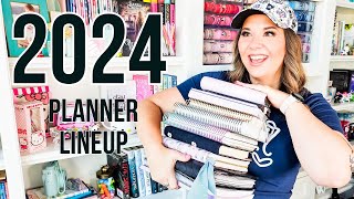 2024 PLANNER LINEUP ✨📖 Sterling Ink Stalogy Erin Condren Makselife HB90 Happy Planner [upl. by Mezoff]