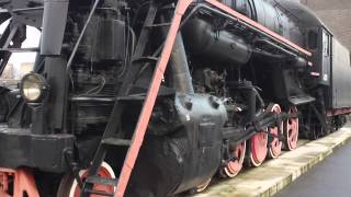 ►RUSSIAN STEAM LOCOMOTIVE 1953 BUILT BY VOROSHILOVGRAD RUSSIA VIDEO HD [upl. by Betty919]