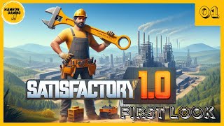 Satisfactory EPIC Factory Building Game  NOOB Starts A New [upl. by Ennovart]