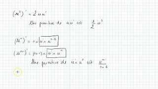 integration primitives formes usuelles [upl. by Clemence]