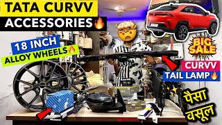 2024 TATA CURVV की सारी Accessories वो भी इस रेट मे😍Big SALE🔥Tata curvv 2024✅Tata Curvv Base to top✅ [upl. by Dame509]