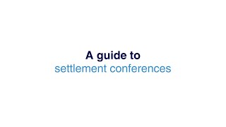 A guide to settlement conferences  WorkCover Queensland [upl. by Bik585]