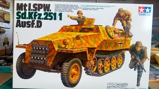 tamiya 135 sdkfz 2511 half track [upl. by Nahraf104]