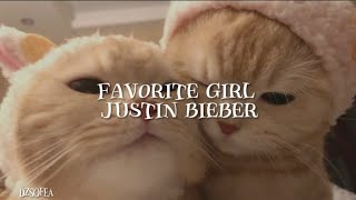 favorite girl  justin bieber lyric [upl. by Assiluj]