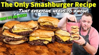 How to Cook Smash Burgers on the Blackstone Griddle  The Perfect Burger Every Time [upl. by Yrred]