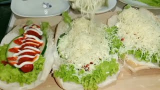 TRENDING HOTDOG SANDWICH WITH OVERLOAD CHEESE HOTDOG RECIPESTREET FOOD [upl. by Enoid343]