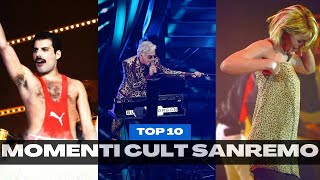 Top 10 momenti più cult della storia del Festival di Sanremo [upl. by Leavelle336]