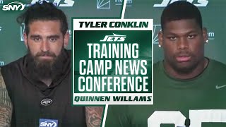 Quinnen Williams on Jets upcoming joint practice with Commanders Iron sharpens iron  SNY [upl. by Malcom621]