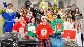 WORLDS CRAZIEST FAMILY CHRISTMAS GIFTS OPENING NEW CAR [upl. by Bowlds]