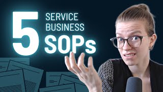 5 SOP Examples for Service Businesses [upl. by Ennazzus]