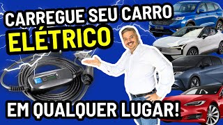 LANÇAMENTO Melhor carregador PORTÁTIL para carros elétricos do Brasil [upl. by Akselaw]