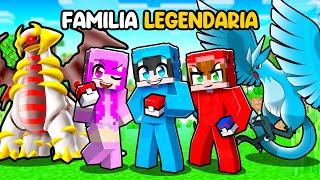 Teniendo Una FAMILIA de POKEMON LEGENDARIOS en Minecraft [upl. by Torin]