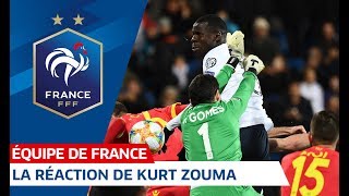 La réaction de Kurt Zouma après AndorreFrance Equipe de France I FFF 2019 [upl. by Zohar]