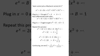 What is a Taylor series Explained in under 45 seconds [upl. by Benedic]