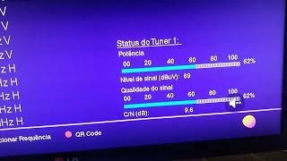 Como escolher a melhor frequência do receptor da Oi veja o vídeo oitv GugaSat [upl. by Slavic]