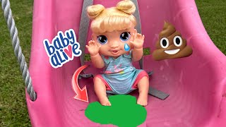 BABY ALIVE Doll has a BIG Accident Compilation videos 1 hour [upl. by Suivatra965]