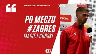 MACIEJ GÓRSKI PO MECZU ZAGŁĘBIE SOSNOWIEC  RESOVIA [upl. by Leon]