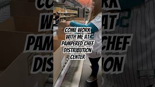 Pampered Chef Distribution Center work letsgetcooking shorts dayinthelife pamperedchef [upl. by Ahsercel]