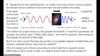 Philosophy of Science 6  Objections to Falsificationism [upl. by Yttap]