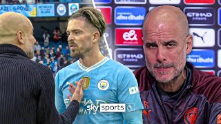 I do it for the cameras For my ego 🙄  Pep RESPONDS to treatment of Jack Grealish [upl. by Adyol]