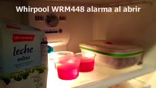 Heladera Whirpool WRM448  Alarma constante falla unidad de control [upl. by Elia206]