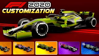 F1 2020 Game How to Unlock More Liveries amp Customization Podium Pass Series 1 Overlook [upl. by Jacobson248]