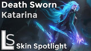 Death Sworn Katarina  Skin Spotlight  Death Sworn  League of Legends  Patch [upl. by Neeruan]