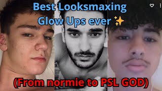 The best Looksmaxxing glow ups [upl. by Cid]