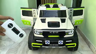 RC Mahindra Scorpio Car Unboxing amp Testing  24Ghz Remote Control Ride on Car  Shamshad Maker 🔥🔥 [upl. by Nitsugua726]