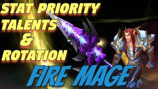 TBC Fire Mage PvE QUICK Guide  Stat Priority Talents and Single Target DPS Rotation [upl. by Weinert]