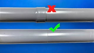 Plumber Master Shares Secret Tips for Connecting PVC Pipe Without Shutting Off Water [upl. by Yetsirhc871]