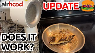 airhood Portable Range Hood  DOES IT WORK  UPDATED Review [upl. by Rezeile]