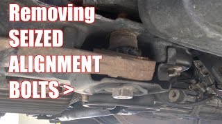 Removing Seized Alignment Bolts [upl. by Adaline]