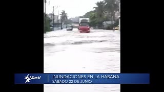 Inundaciones en La Habana [upl. by Tsew]