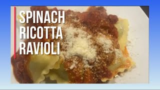 Spinach Ricotta Ravioli Easy To Cook  LizaTony Vlogs [upl. by Annaik]