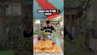 Panipuri vala VS MBA student  Vimal Gupta  funnyvideo panipuri foodie foodlover [upl. by Thatcher]