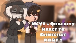 MCYT  Quackity React to Slimecicle  23 [upl. by Pardew173]