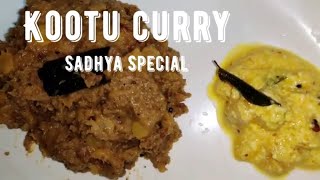 സദ്യ കൂട്ടുകറി  Koottu curry  Sadhya Special  Traditional Kerala Sadhya Recipe [upl. by Nerfe]