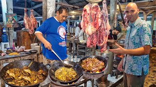 RARE SEEN Indonesian Food 🇮🇩 CRAZY Meat  UNIQUE Noodles  Indonesian street food in Yogyakarta [upl. by Merlin]