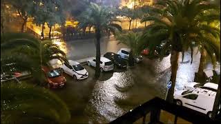 Huelva inundada 4 45 madrugada 1 de noviembre [upl. by Wiskind]